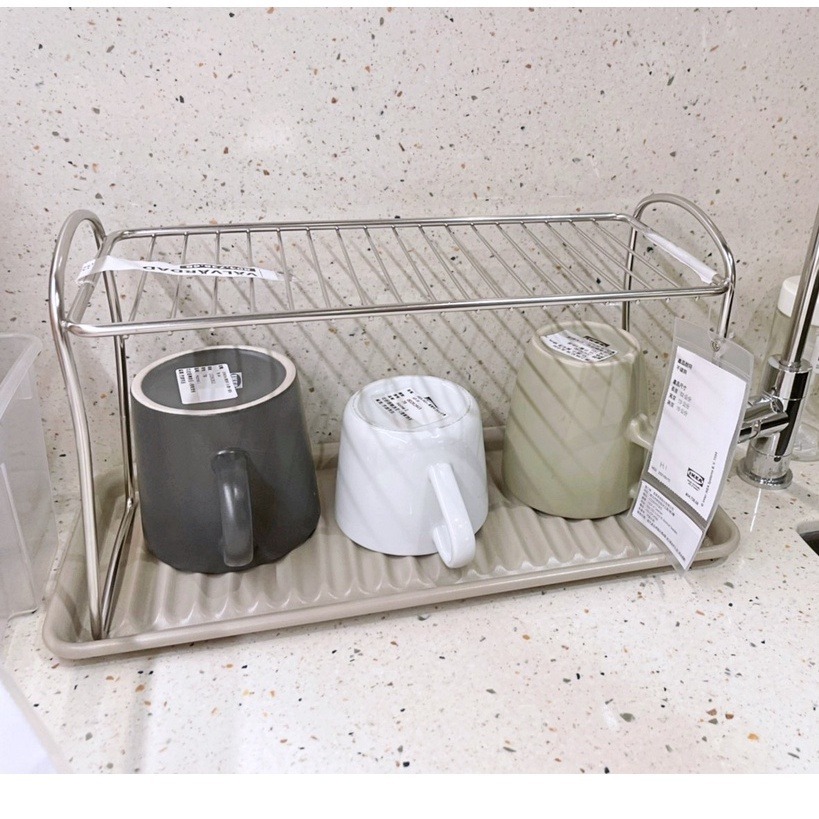 【竹代購】 IKEA宜家家居 碗盤瀝乾架 瀝水籃 馬克杯瀝水 瀝水架 碗盤架 蔬果瀝水架 馬克杯瀝水架 可伸縮 餐盤架-細節圖7