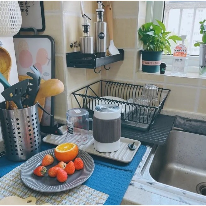 【竹代購】 IKEA宜家家居 NYSKÖLJD 碗盤瀝乾墊 廚房整潔 廚房好物 生活好物 瀝乾墊 吸水墊 吸水布-細節圖9