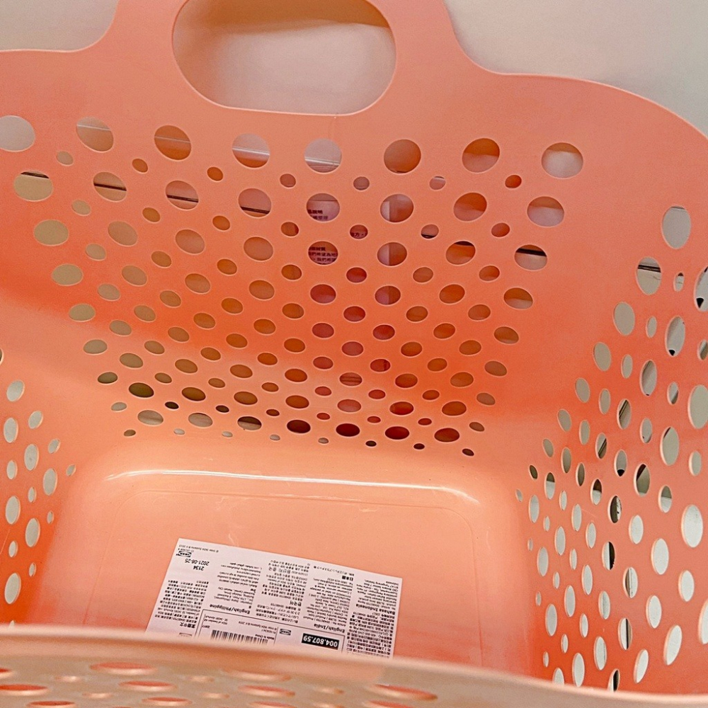 【竹代購】 IKEA宜家家居 TORKIS KYFFE SLIBB 洗衣籃 衣服收納籃 髒衣服丟放籃 貓砂盆 置物籃-細節圖4