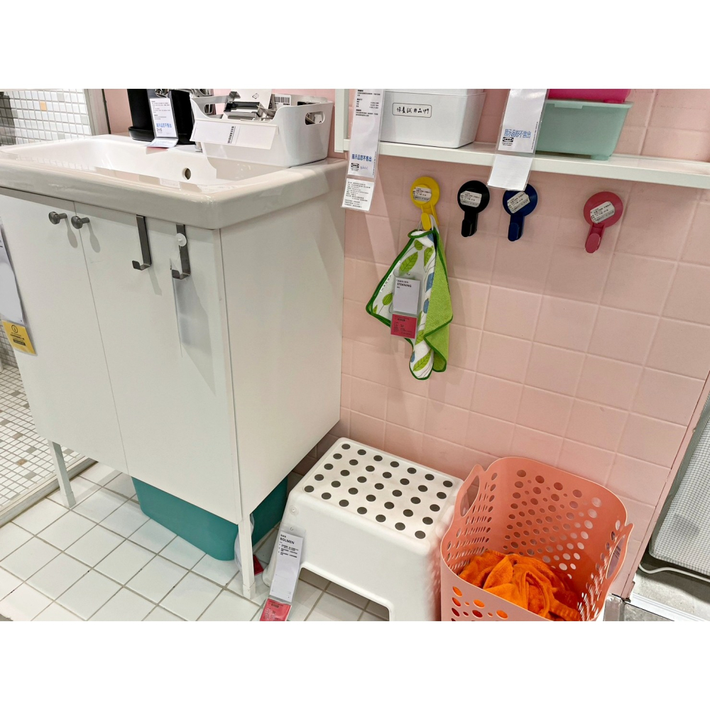 【竹代購】 IKEA宜家家居 TORKIS KYFFE SLIBB 洗衣籃 衣服收納籃 髒衣服丟放籃 貓砂盆 置物籃-細節圖5