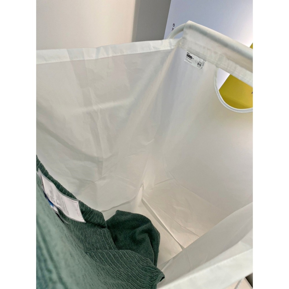 【竹代購】 IKEA 宜家家居 熱銷商品 CP值高 JALL 附架洗衣袋 洗衣籃 隨手取得 換洗衣物收納 洗衣袋 髒衣籃-細節圖3