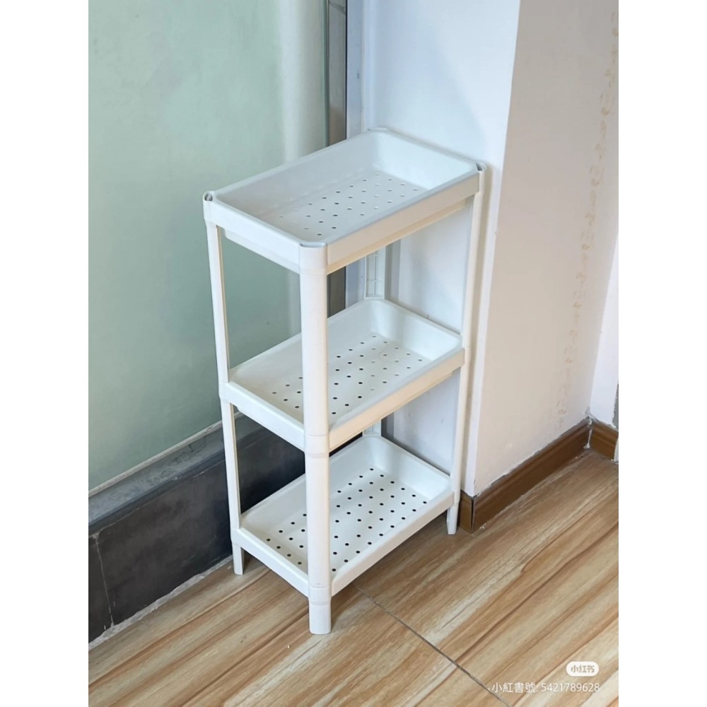 【竹代購】 IKEA宜家家居 熱銷商品 VESKEN 多功能層架 轉角層架 三層 四層 浴室多功能層架 移動式推車-細節圖9