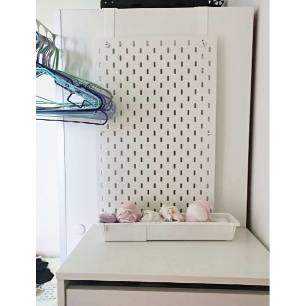 IKEA 代購 SKÅDIS 零件 掛件 衣櫃用連接配件 桌面連接器 配件 壁板 洞洞板 書桌 衣櫥 洞洞板配件 洞洞板-細節圖4