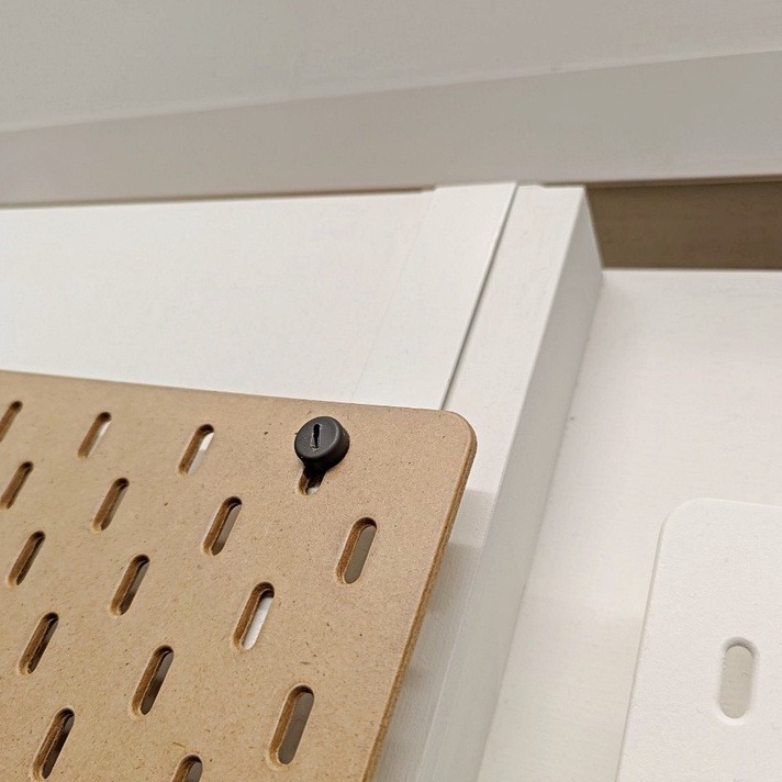 IKEA 代購 SKÅDIS 零件 掛件 衣櫃用連接配件 桌面連接器 配件 壁板 洞洞板 書桌 衣櫥 洞洞板配件 洞洞板-細節圖6