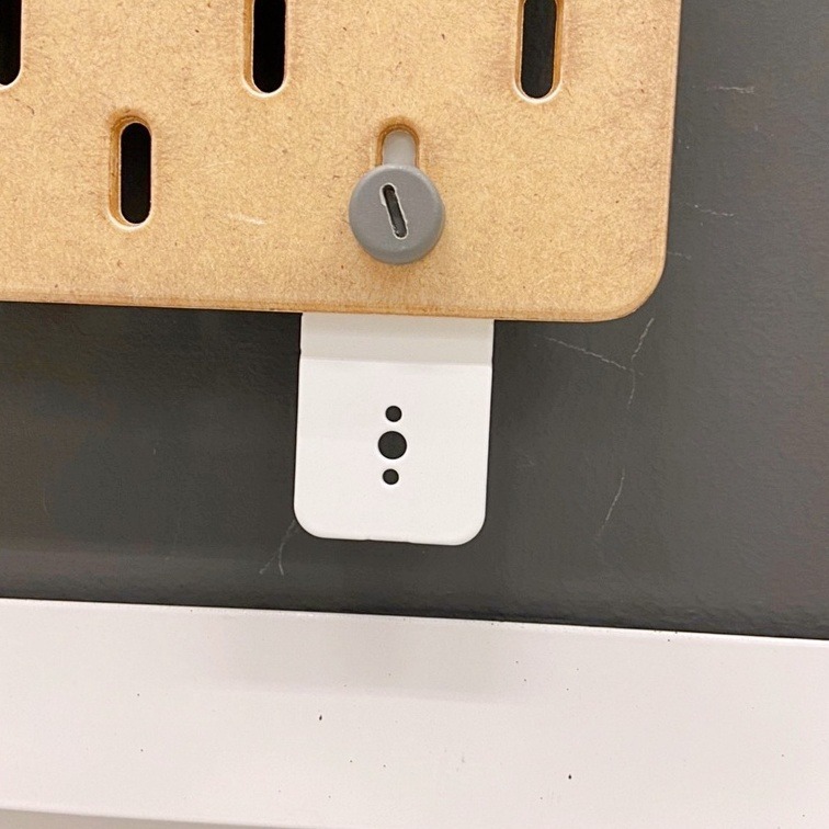 【竹代購】IKEA宜家家居 熱銷商品 CP值高 SKÅDIS文件收納架 夾子 收納壁板用連接配件 工具架 收納用具用品-細節圖2