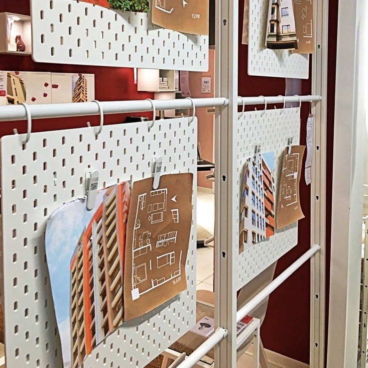 【竹代購】IKEA宜家家居 熱銷商品 CP值高 SKÅDIS文件收納架 夾子 收納壁板用連接配件 工具架 收納用具用品-細節圖5