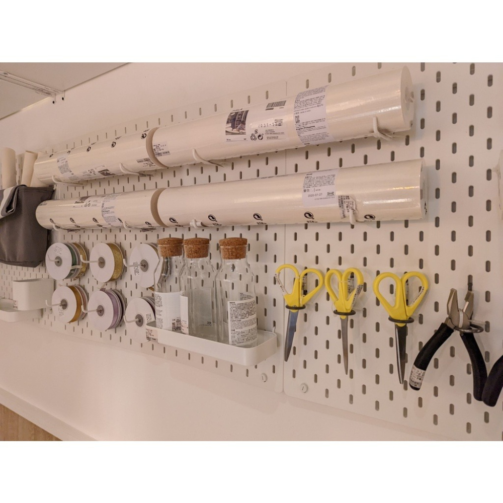 【竹代購】IKEA宜家家居 熱銷商品 CP值高 SKÅDIS文件收納架 夾子 收納壁板用連接配件 工具架 收納用具用品-細節圖8