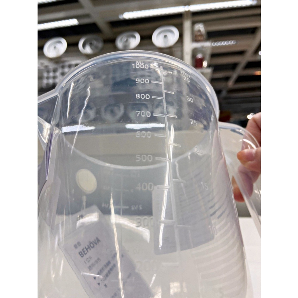 【竹代購】IKEA宜家家居 CP值高 BEHÖVA 塑膠 量壺 刻度杯 烹飪用 測量杯 量杯 刻度量杯 烘焙量杯 透明-細節圖3