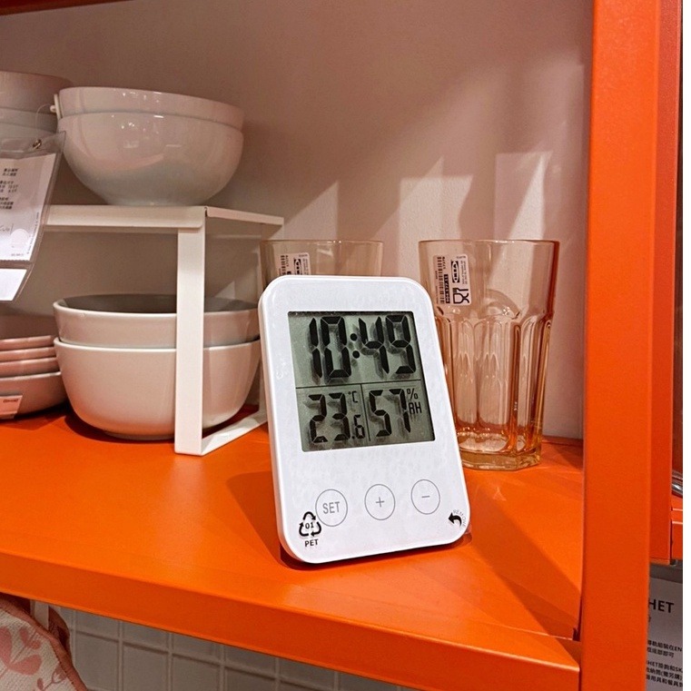 【竹代購】IKEA宜家家居 熱銷商品 CP值高 時鐘 鬧鐘 計時器 溫度計 溼度計 多功能時鐘 電子鐘 智能鬧鐘-細節圖4