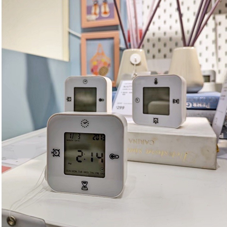 【竹代購】IKEA宜家家居 熱銷商品 CP值高 時鐘 鬧鐘 計時器 溫度計 溼度計 多功能時鐘 電子鐘 智能鬧鐘-細節圖6