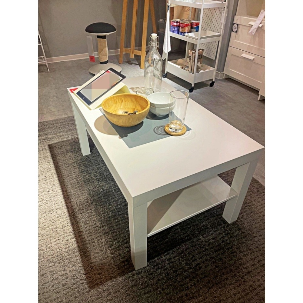 俗俗賣代購 IKEA宜家家居 LACK 咖啡桌 茶几 矮桌 邊桌 餐桌 簡約 時尚 客廳桌 室內桌 雙層 書桌 電腦桌-細節圖5