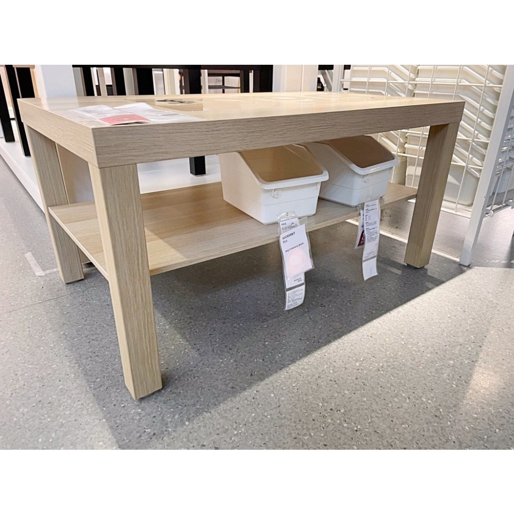 俗俗賣代購 IKEA宜家家居 LACK 咖啡桌 茶几 矮桌 邊桌 餐桌 簡約 時尚 客廳桌 室內桌 雙層 書桌 電腦桌-細節圖7