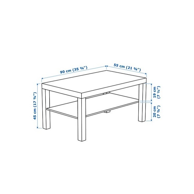 俗俗賣代購 IKEA宜家家居 LACK 咖啡桌 茶几 矮桌 邊桌 餐桌 簡約 時尚 客廳桌 室內桌 雙層 書桌 電腦桌-細節圖10