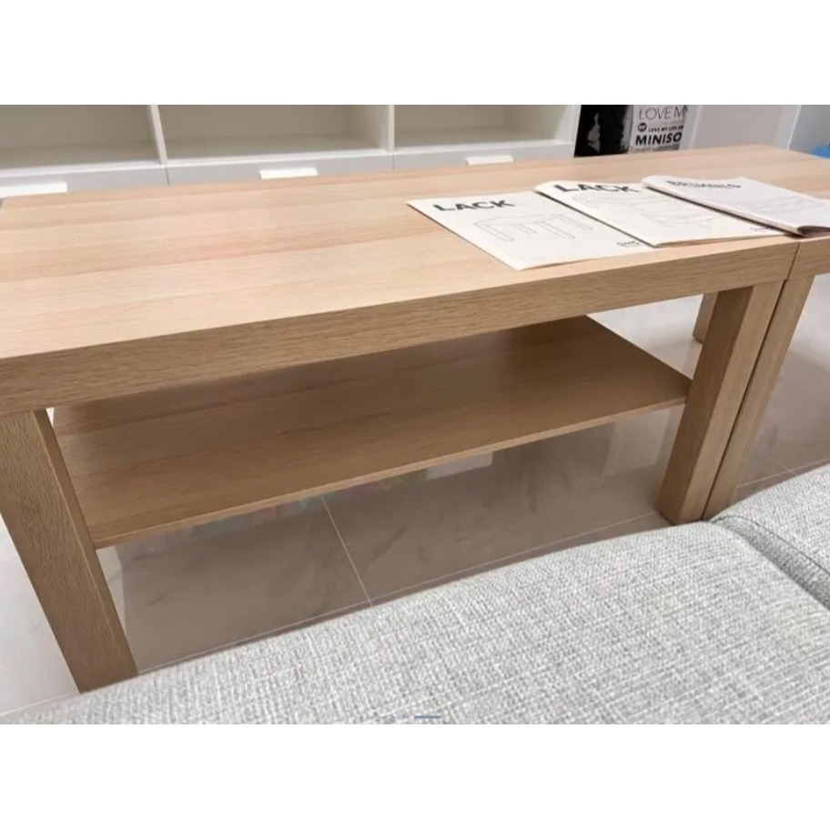 IKEA 代購 LACK 書桌 電腦桌 咖啡桌 茶几 餐桌 客廳桌 客廳桌子 茶几桌子 沙發桌 矮桌 雙層 客廳 桌-細節圖9