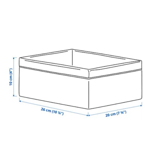 【竹代購】 IKEA宜家家居 BAXNA 收納盒 衣物收納盒 襪子收納 居家收納 小物收納 內衣內褲收納 嬰兒用品收納-細節圖2