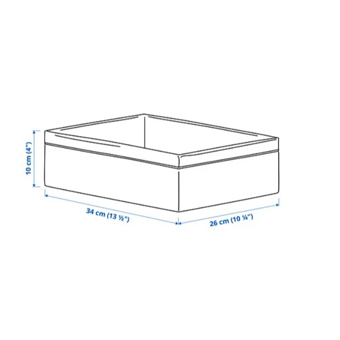 【竹代購】 IKEA宜家家居 BAXNA 收納盒 衣物收納盒 襪子收納 居家收納 小物收納 內衣內褲收納 嬰兒用品收納-細節圖3