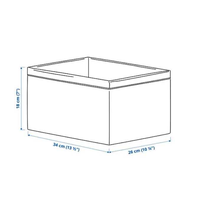 【竹代購】 IKEA宜家家居 BAXNA 收納盒 衣物收納盒 襪子收納 居家收納 小物收納 內衣內褲收納 嬰兒用品收納-細節圖4