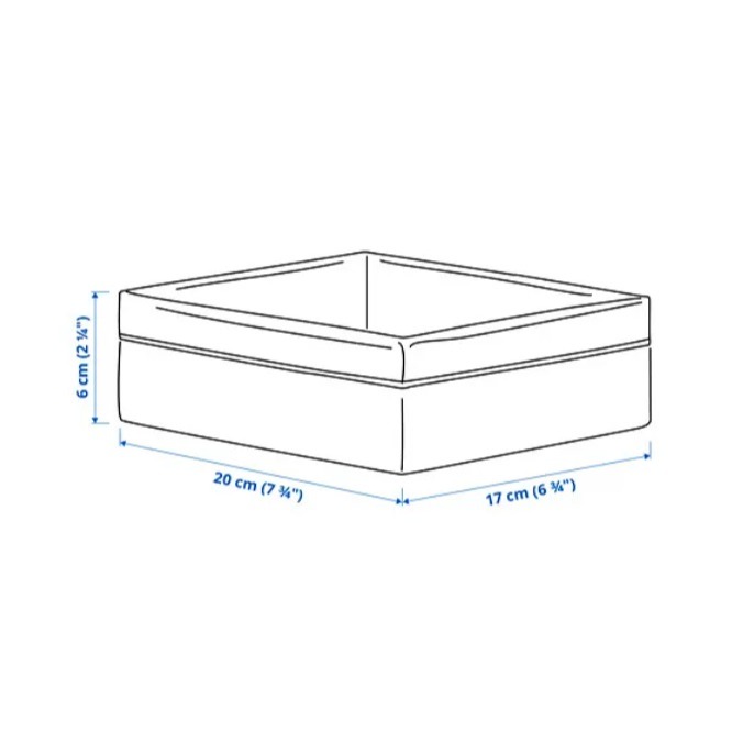 【竹代購】 IKEA宜家家居 BAXNA 收納盒 衣物收納盒 襪子收納 居家收納 小物收納 內衣內褲收納 嬰兒用品收納-細節圖5