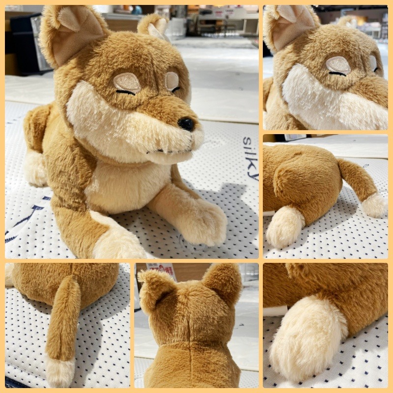 【竹代購】 宜得利家居 nitori 療癒抱枕 冬天小物 玩偶 填充玩具 抱枕 獨角獸 浣熊 柴犬 貓熊 刺蝟 恐龍-細節圖6