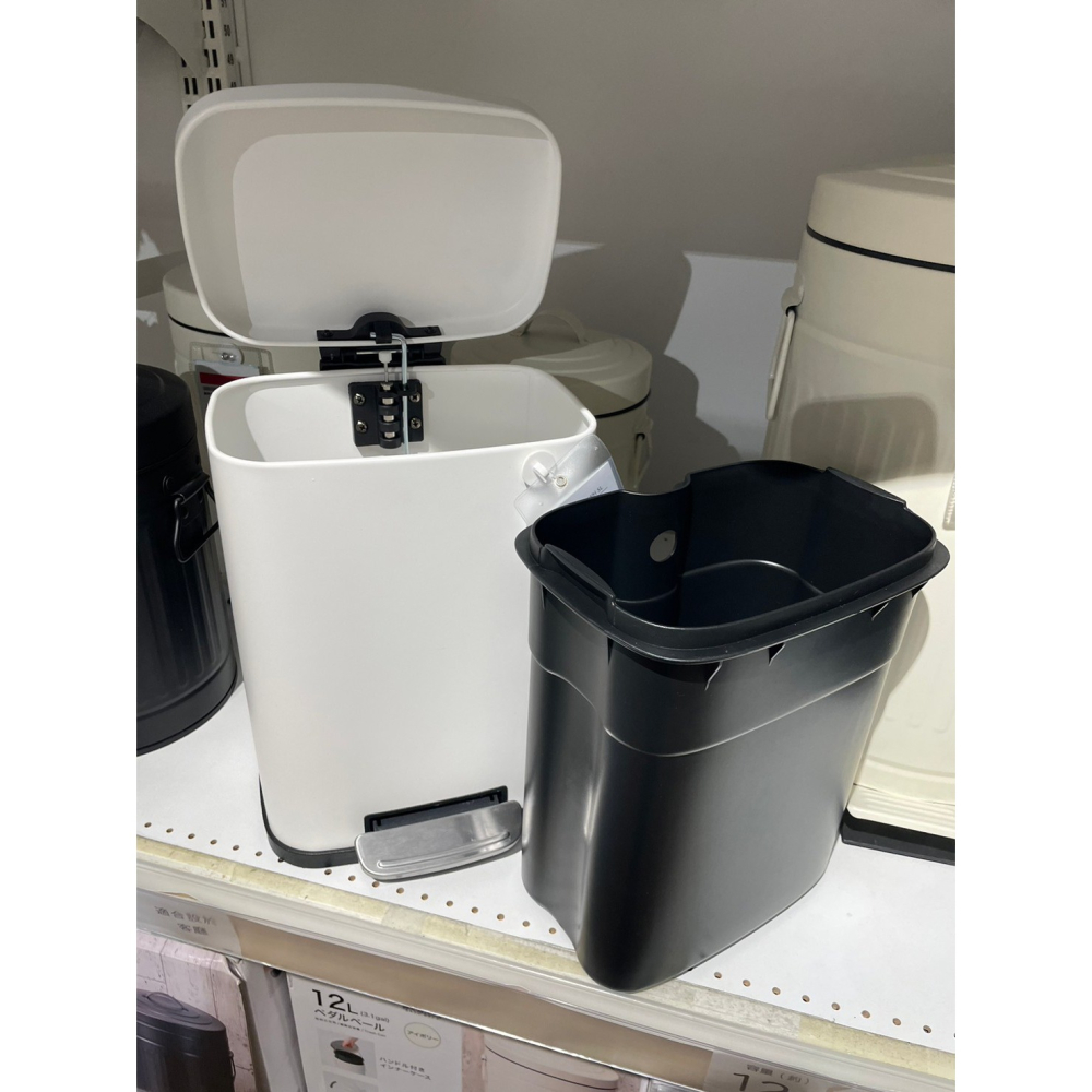 【竹代購】正品代購 nitori宜得利家居 30L 40L大型垃圾桶 緩降垃圾桶 北歐風格 超質感 腳踏式垃圾桶 附內桶-細節圖6