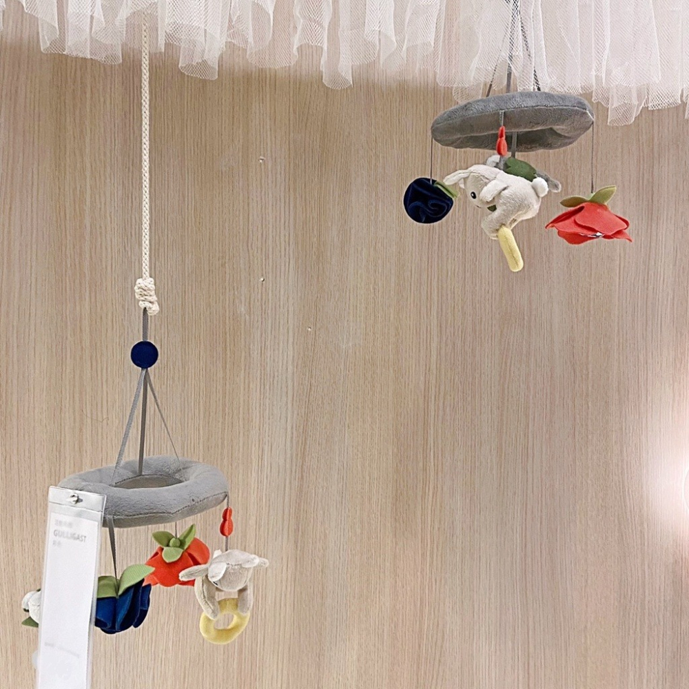 【竹代購】IKEA宜家家居 GULLIGAST 睡眠玩具 活動吊飾 嬰兒學習玩具 視覺刺激 發展玩具 嬰兒玩具 練習玩具-細節圖3