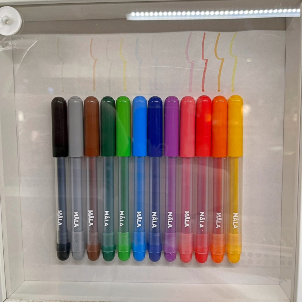 【竹代購】IKEA宜家家居 MALA 畫筆 繪畫用具 彩色筆 剪刀 白板筆 黑板 蠟筆 粉筆 彩色筆 文具 繪畫用品-細節圖5