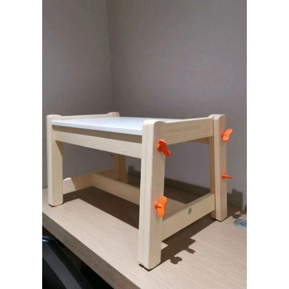 【竹代購】 IKEA宜家家居 FLISAT 兒童長凳 兒童椅凳 書桌椅 學習桌椅 椅凳 可調式 兒童椅 木椅-細節圖7