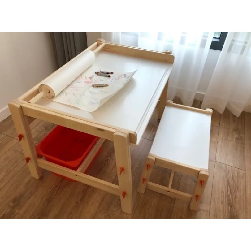 【竹代購】 IKEA宜家家居 FLISAT 兒童長凳 兒童椅凳 書桌椅 學習桌椅 椅凳 可調式 兒童椅 木椅-細節圖8
