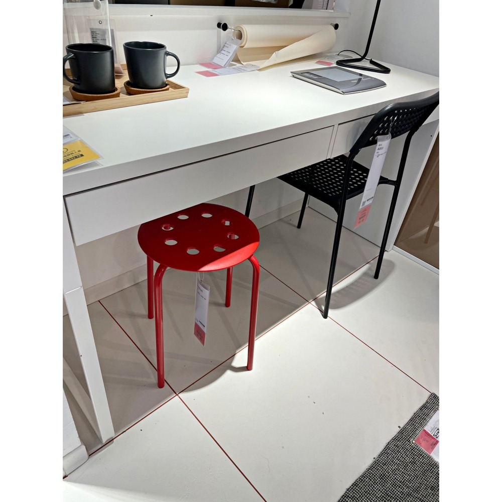 IKEA 代購 MARIUS 椅凳 圓凳 塑膠凳 小凳子 小椅子 圓椅 塑膠椅 塑膠椅子 塑膠凳 凳子 餐廳椅 客廳椅-細節圖5