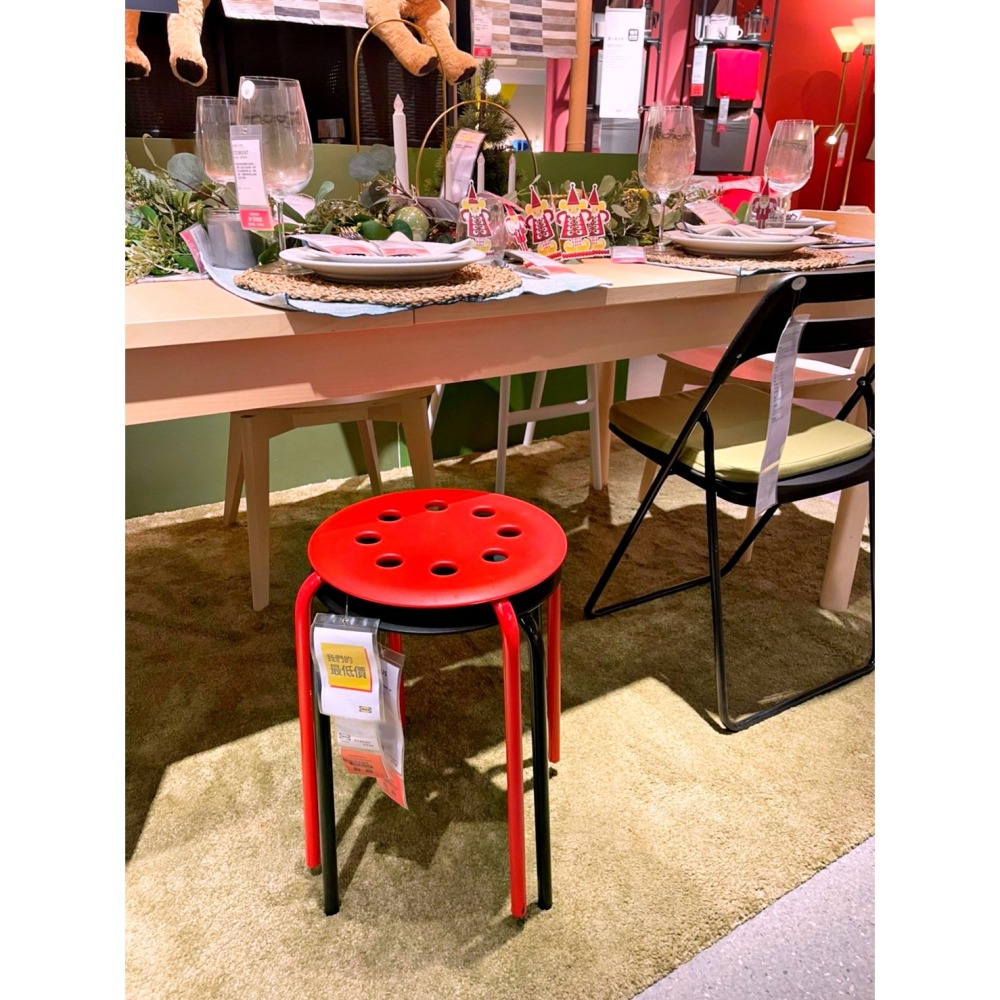 IKEA 代購 MARIUS 椅凳 圓凳 塑膠凳 小凳子 小椅子 圓椅 塑膠椅 塑膠椅子 塑膠凳 凳子 餐廳椅 客廳椅-細節圖7