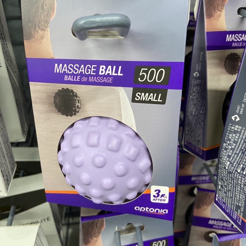 迪卡儂 代購 按摩球 筋膜球 瑜珈球 刺蝟球 復健球 足底筋膜球 皮拉提斯球 健身 深層按摩 背部 腿部 花生球-規格圖7