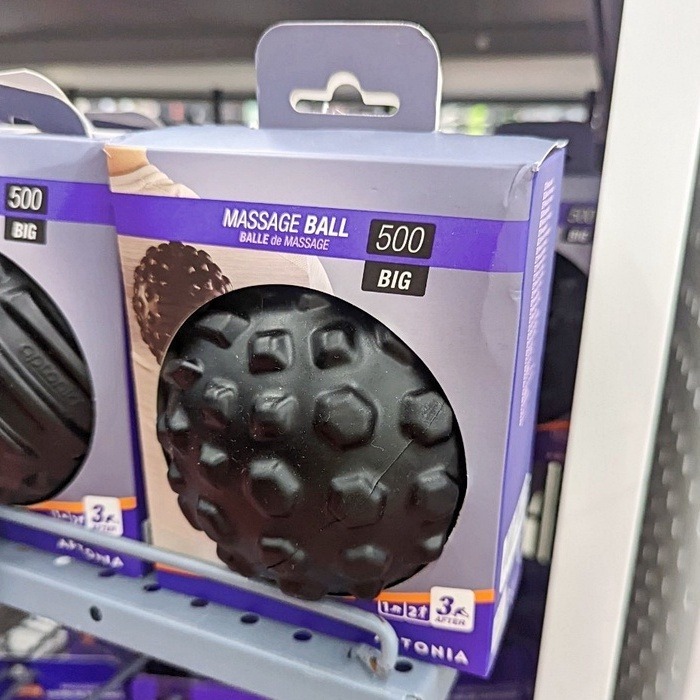 迪卡儂 代購 按摩球 筋膜球 瑜珈球 刺蝟球 復健球 足底筋膜球 皮拉提斯球 健身 深層按摩 背部 腿部 花生球-規格圖7