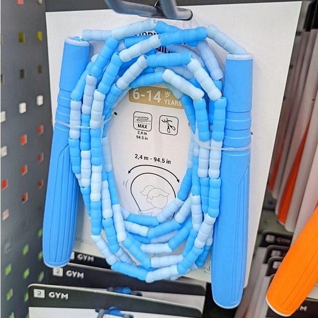 迪卡儂 代購 兒童跳繩 竹節式跳繩 訓練跳繩 初階 學習 竹節跳繩 跳繩 節拍跳繩 訓練 國小跳繩 基礎 國中 初學者-規格圖11