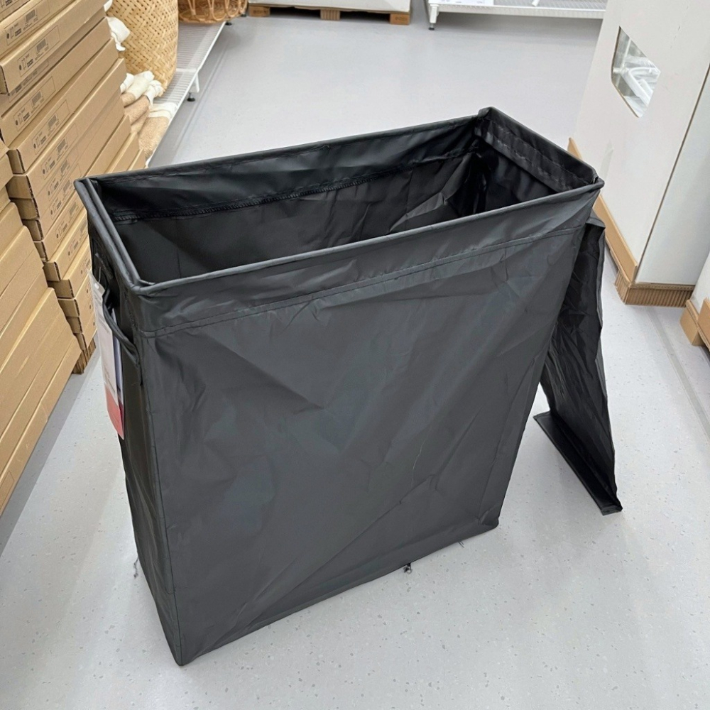 IKEA 代購 宜家家居 洗衣籃 收納 收納籃 置物籃 髒衣籃 折疊洗衣籃 洗衣袋 附架洗衣袋 附蓋 分類 污衣 後陽台-細節圖2