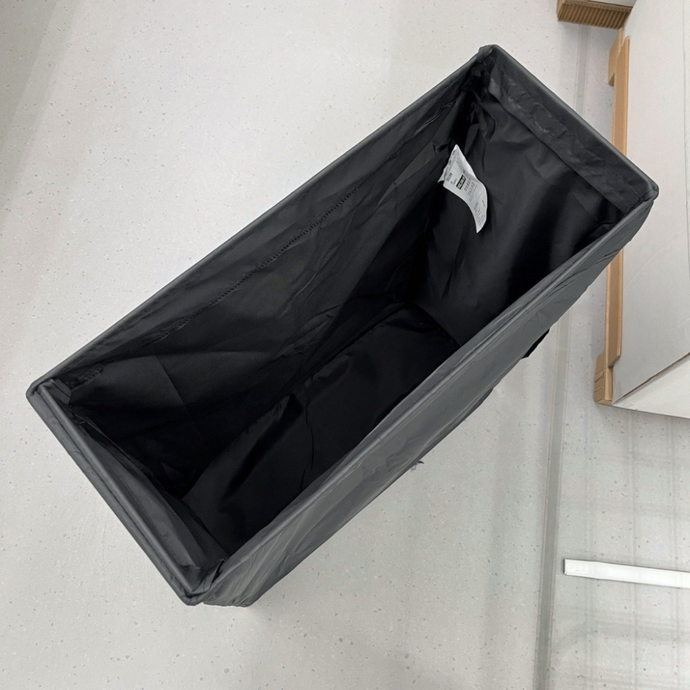 IKEA 代購 宜家家居 洗衣籃 收納 收納籃 置物籃 髒衣籃 折疊洗衣籃 洗衣袋 附架洗衣袋 附蓋 分類 污衣 後陽台-細節圖3