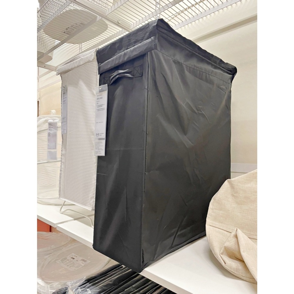 IKEA 代購 宜家家居 洗衣籃 收納 收納籃 置物籃 髒衣籃 折疊洗衣籃 洗衣袋 附架洗衣袋 附蓋 分類 污衣 後陽台-規格圖11