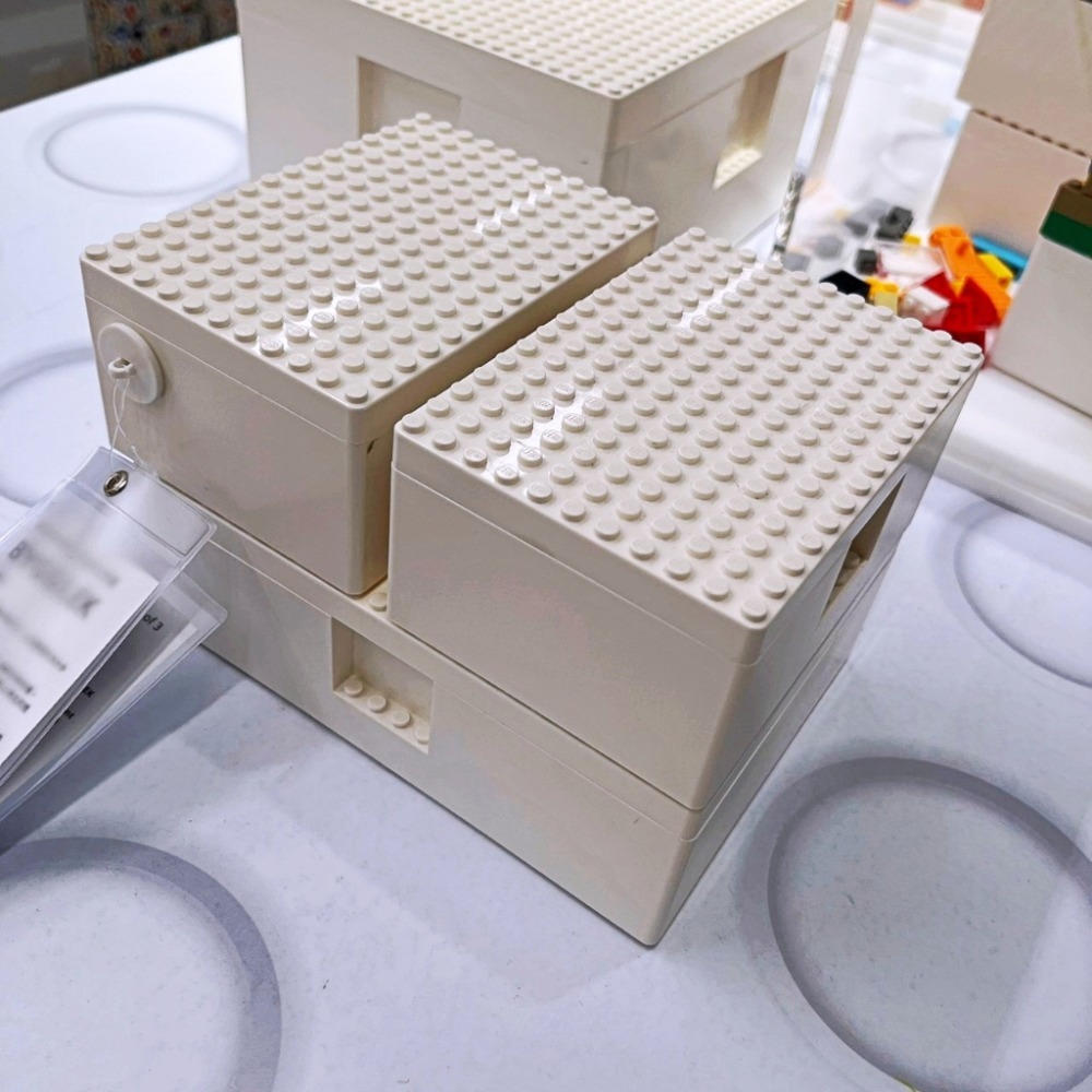 IKEA代購 絕版品 LEGO® 樂高 聯名 BYGGLEK 積木遊戲盒 積木盒 積木玩具 收納盒 正版 樂高積木-規格圖11