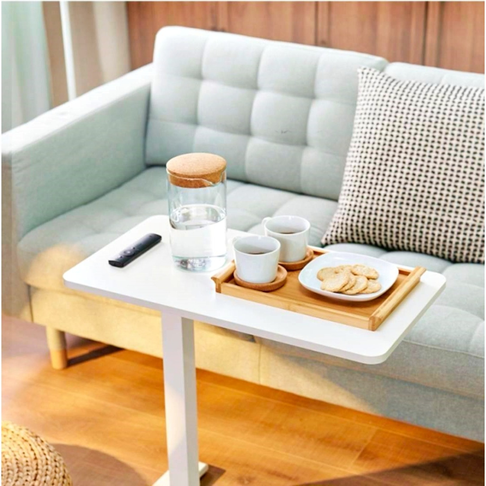 IKEA代購 BOLLSIDAN 筆記型電腦桌 筆電桌 升降式邊桌 懶人桌 電腦桌 移動式桌子 床邊桌 升降桌-細節圖9