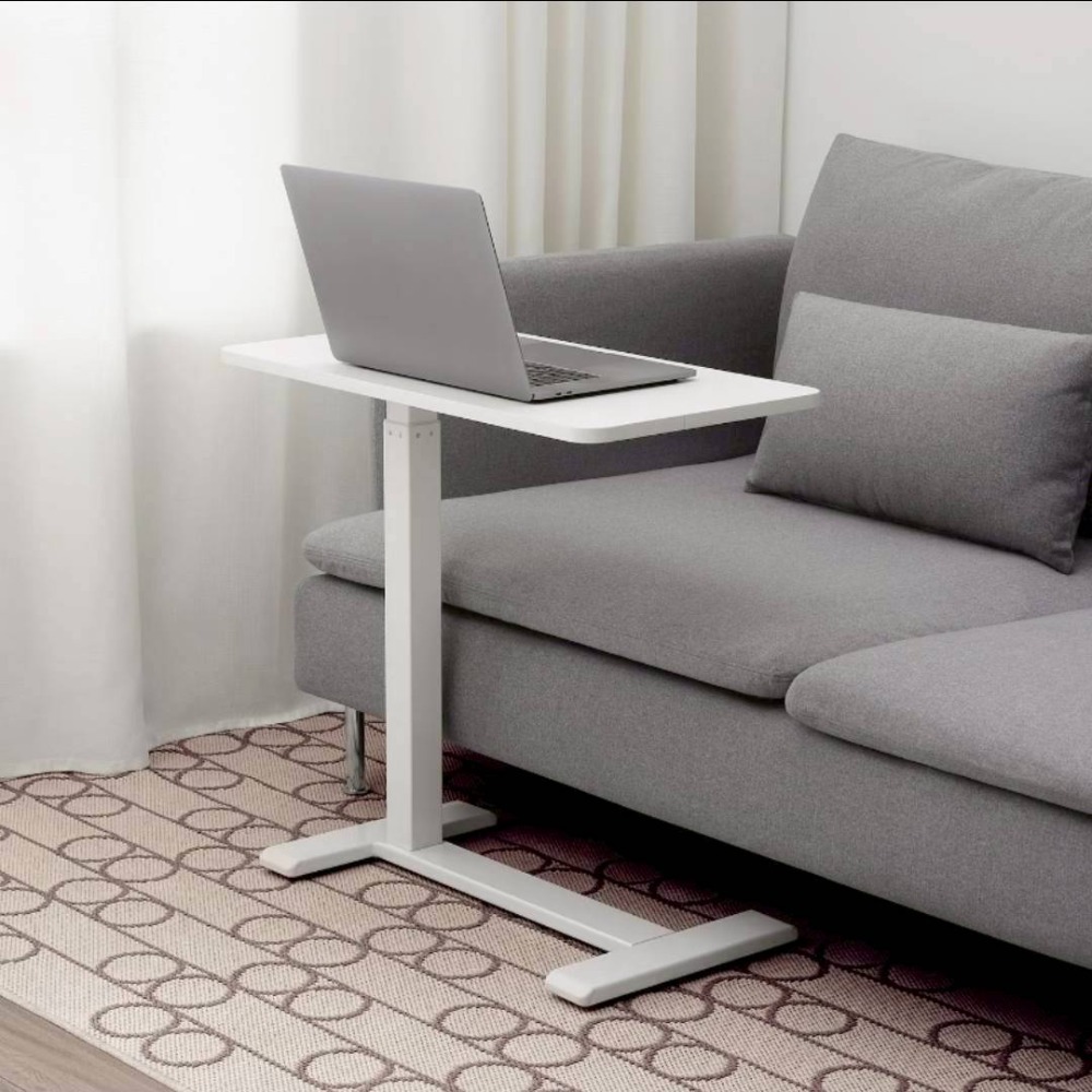 IKEA代購 BOLLSIDAN 筆記型電腦桌 筆電桌 升降式邊桌 懶人桌 電腦桌 移動式桌子 床邊桌 升降桌-規格圖10