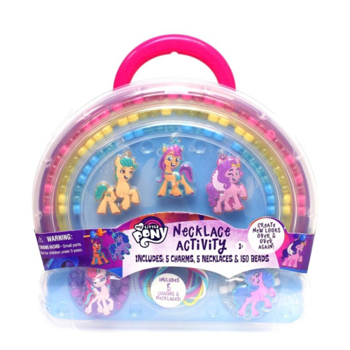 美國Tara toys 迪士尼串珠項錬寶盒, 彩虹小馬，迪士尼公主手作項鍊