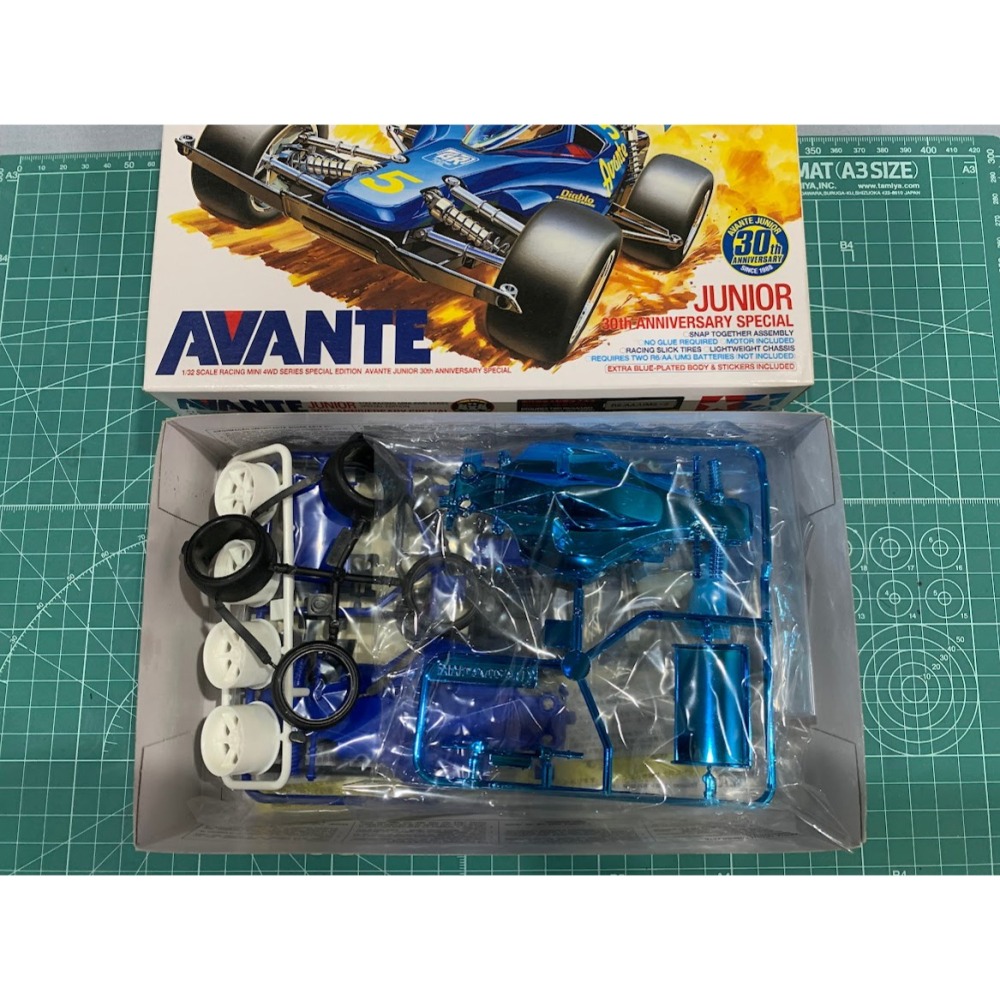 田宮 Tamiya 95474 限定版 Avante Jr. 30 週年特別套件 盒車-細節圖2