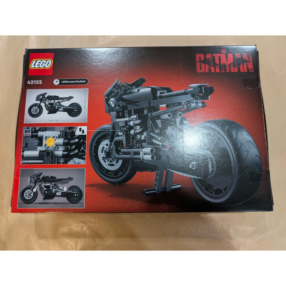 LEGO 樂高 科技系列 42155 THE BATMAN BATCYCLE (DC蝙蝠俠 摩托車) 全新現貨-細節圖3