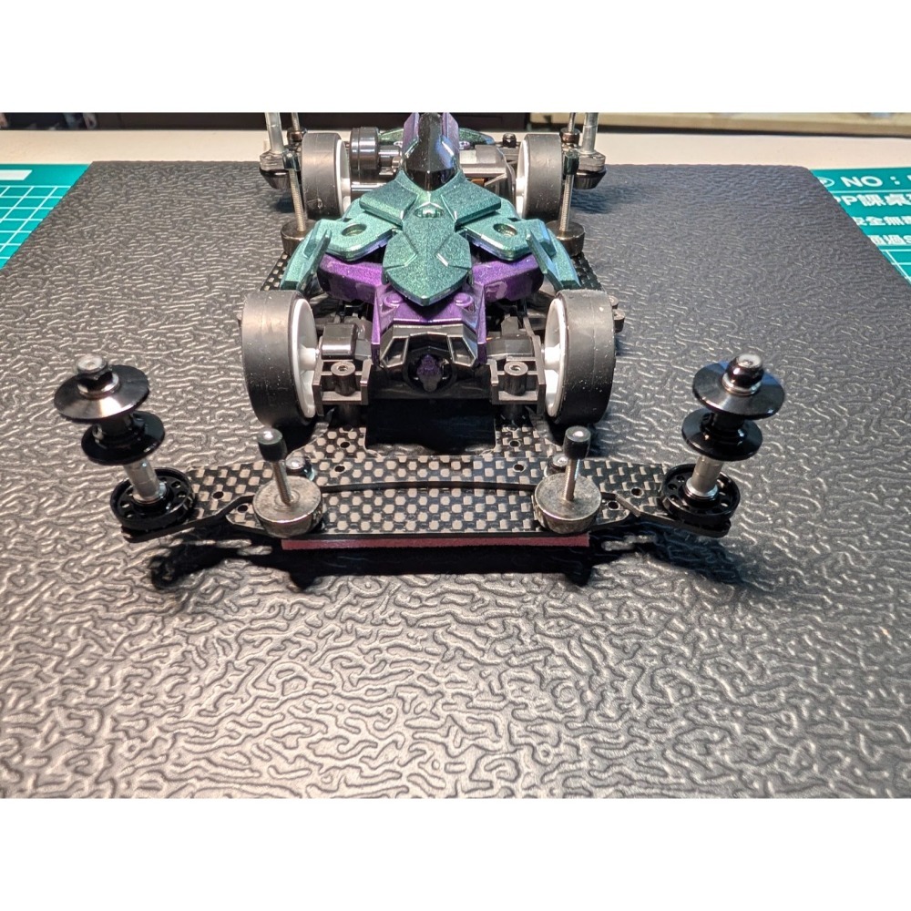 全新成車 綠黑紫 田宮 四驅車 TAMIYA FMA 18714 絕地戰車 BMAX 鎖車 軌道車 噴漆塗裝-細節圖3