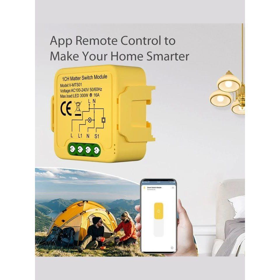 Matter通斷器模組 相容於Homekit/Google/smartThings/亞馬遜-細節圖3