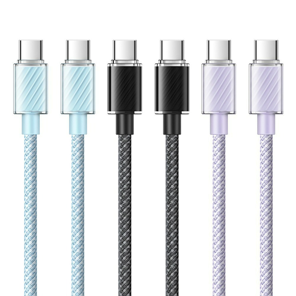 Mcdodo 麥多多 晶體系列 雙Type-C 100W USB-A to Type-C 6A  透明數據充電線 快充線-規格圖10