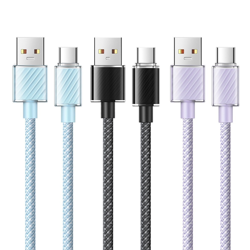 Mcdodo 麥多多 晶體系列 雙Type-C 100W USB-A to Type-C 6A  透明數據充電線 快充線-規格圖10