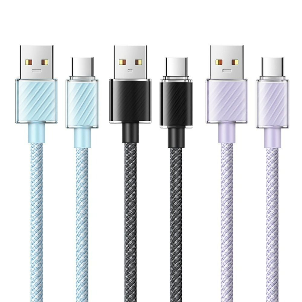 Mcdodo 麥多多 晶體系列 雙Type-C 100W USB-A to Type-C 6A  透明數據充電線 快充線-規格圖10