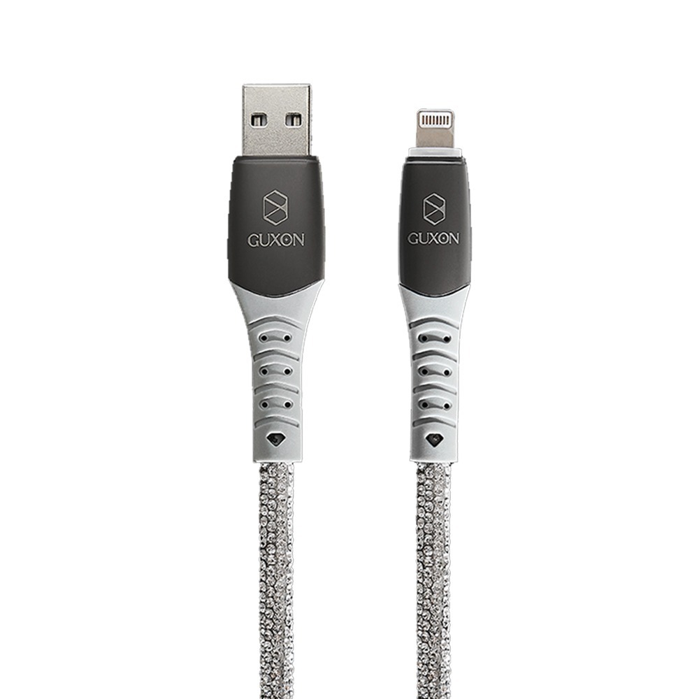 GUXON 星鑽充電線 適用 蘋果 安卓 USB-A to 蘋果 1M  傳輸線 數據線 充電線 iWALK-規格圖11