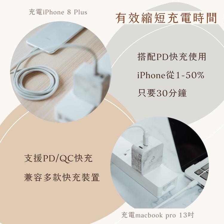 Allite 液態矽膠充電線 USB-C to Lightning 1.5M MFi認證 30W 適用 iPhone-細節圖5