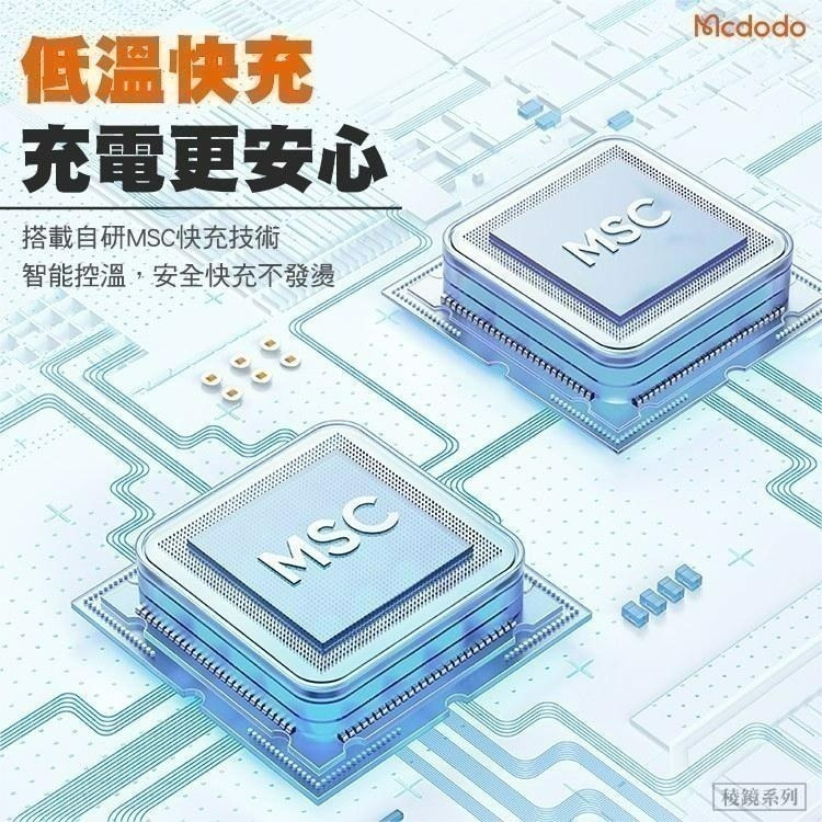 Mcdodo 麥多多 稜鏡系列充電線 適用平果15 Type-C PD快充線 iphone手機平板可用 編織傳輸線-細節圖9